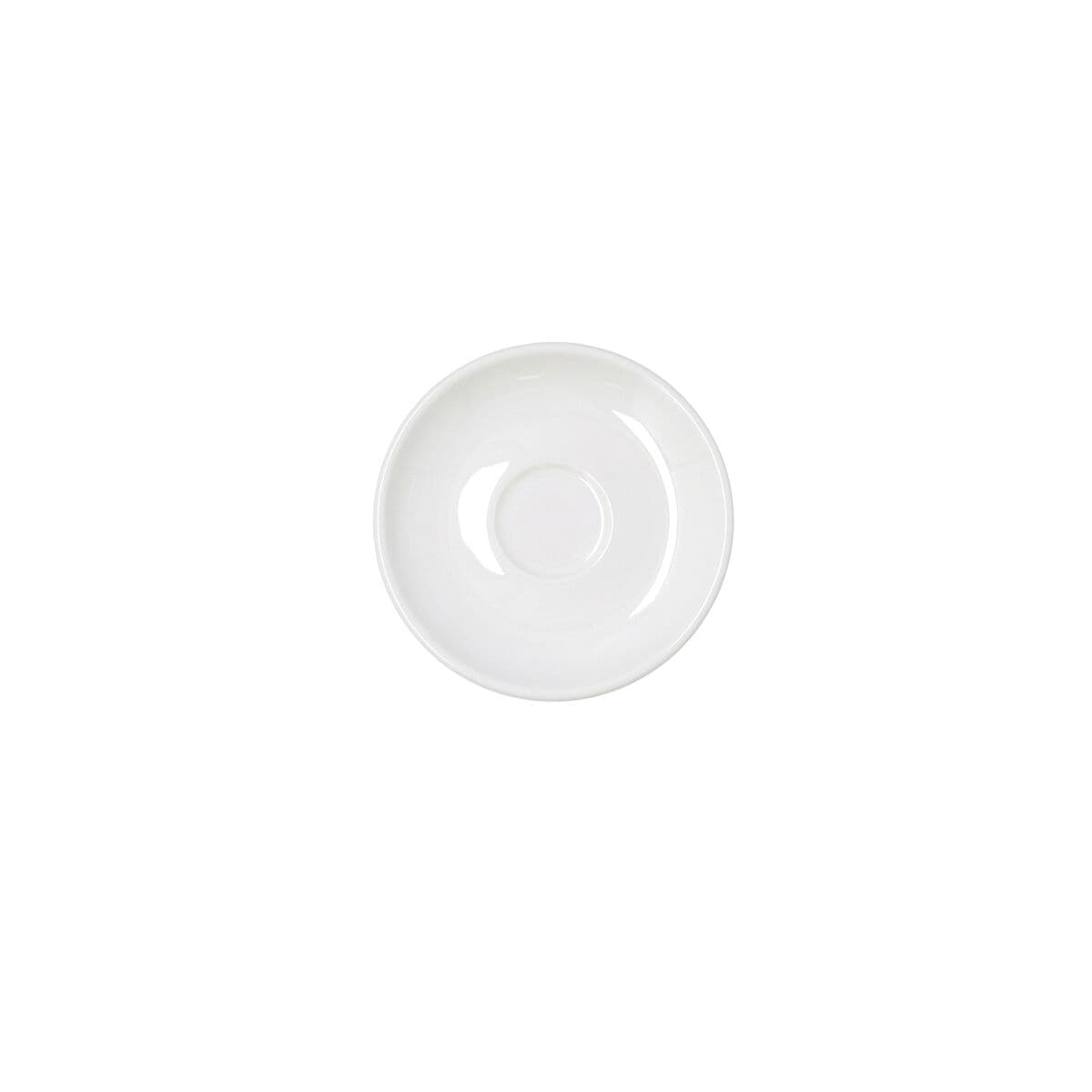 Plate Bidasoa Serenity Hydrozero White Ceramic Ø 13 cm Coffee (6 Units)