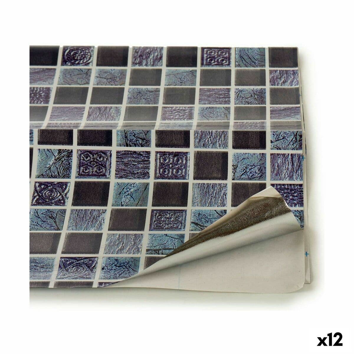 Adhesive paper Squares 60 x 90 x 1 cm 12 Units