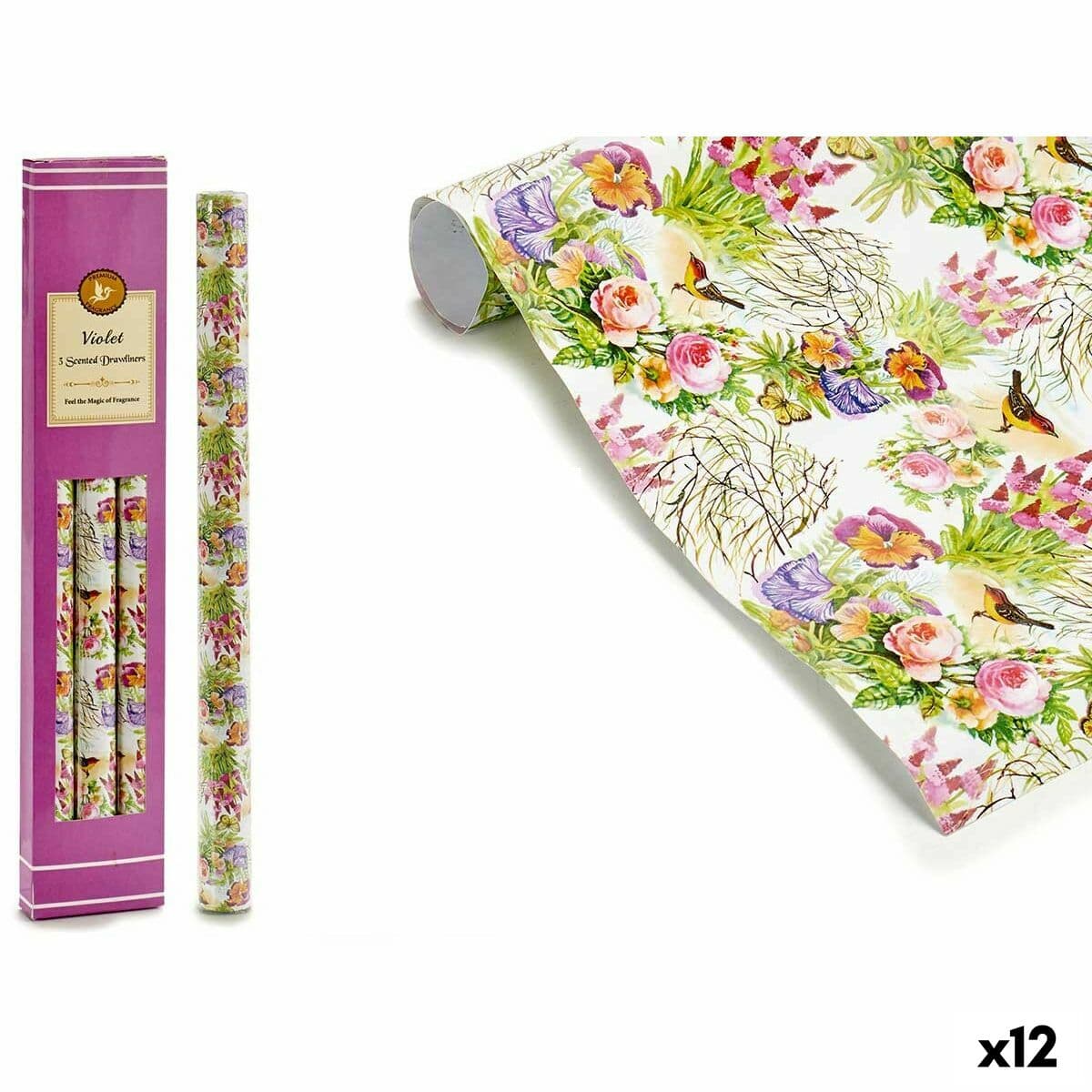 Sheets of scented paper Acorde Violet (12 Units)