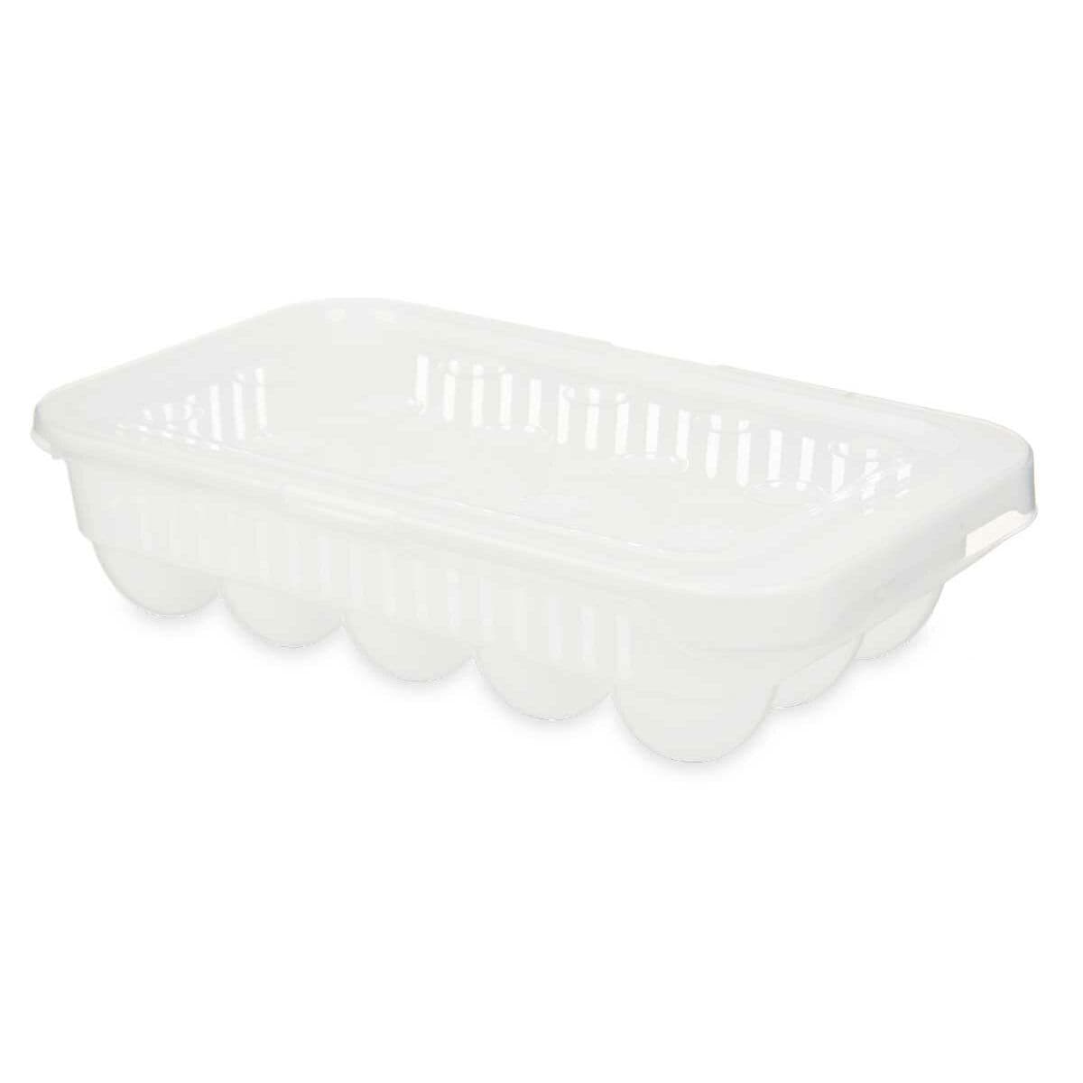 Egg cup Kinvara White Transparent Plastic 17,5 x 7 x 28,5 cm (12 Units)