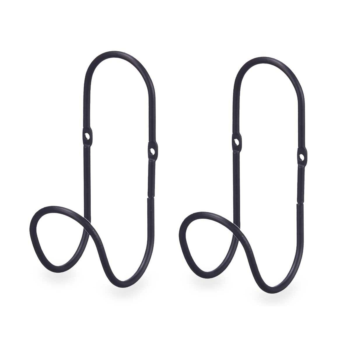 Hangers Gift Decor Black Metal Set 2 Pieces (6 Units)