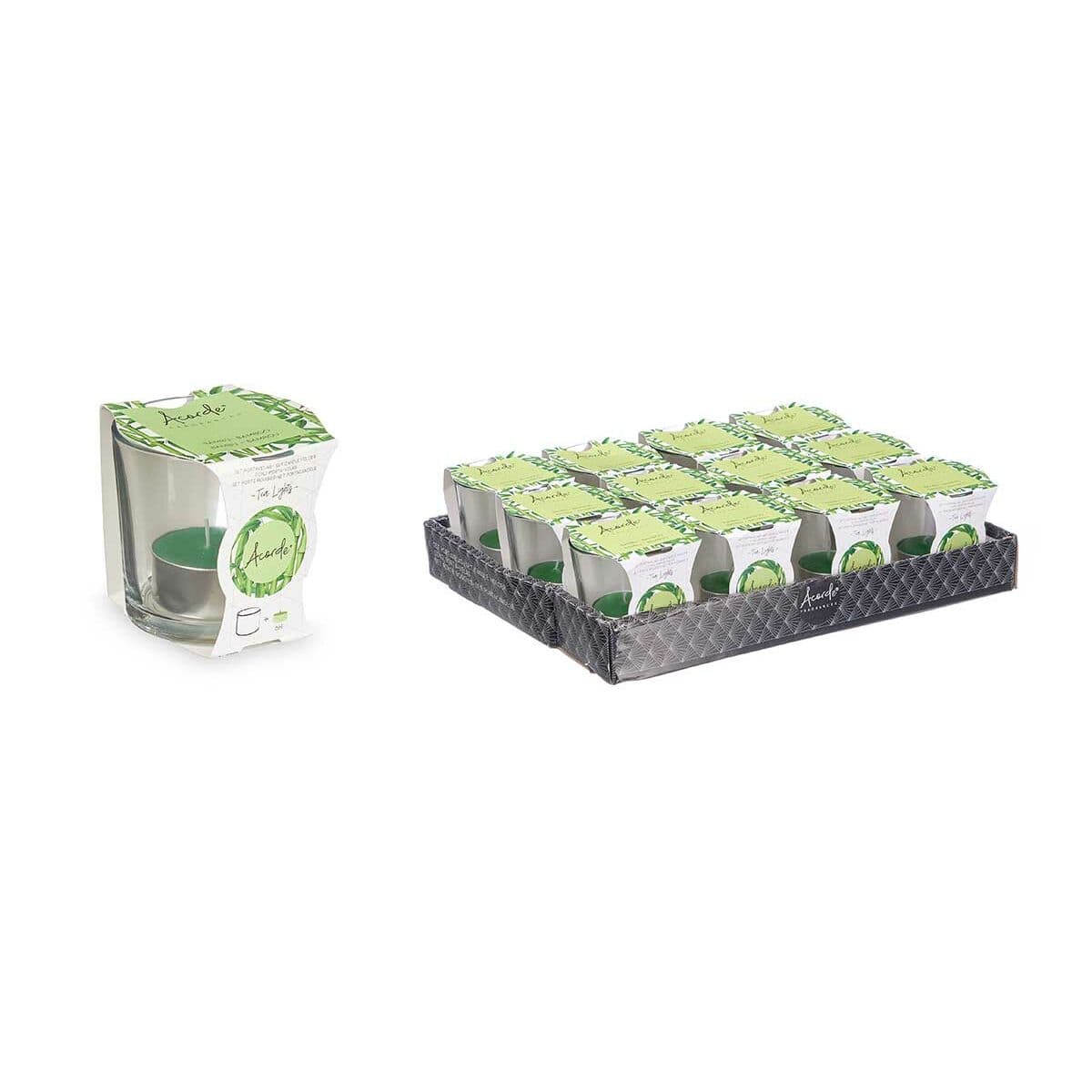 Scented Candle Acorde Bamboo Glass (12 Units)