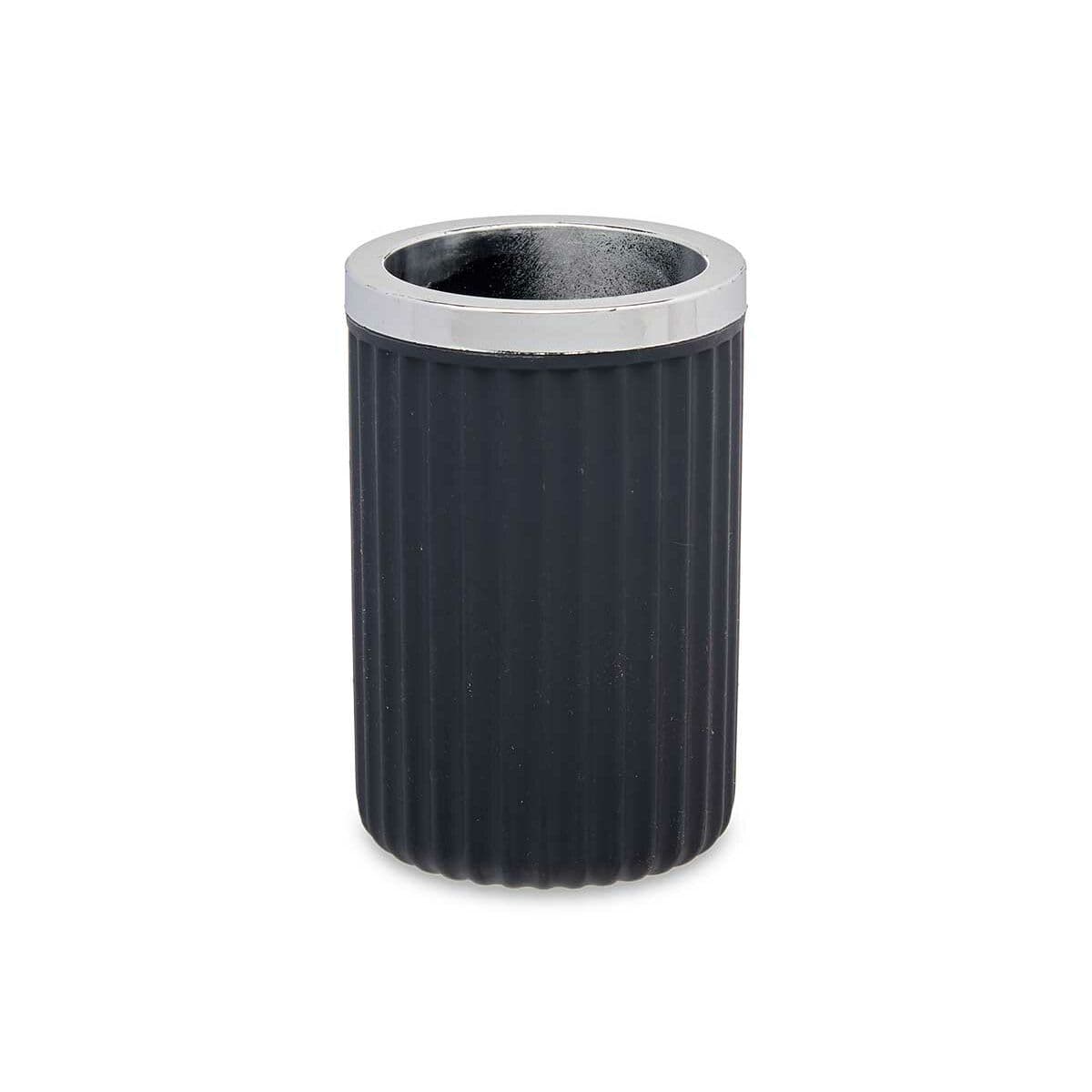 Glass Berilo Anthracite Plastic 7,5 x 11,5 x 7,5 cm (16 Units)