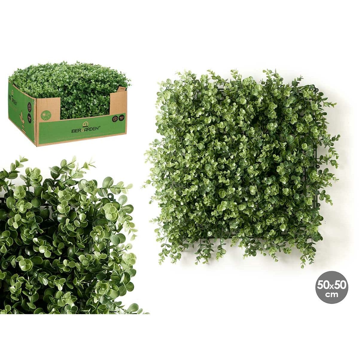Vertical Garden Ibergarden Green Plastic Sheets 50 x 50 cm (10 Units)