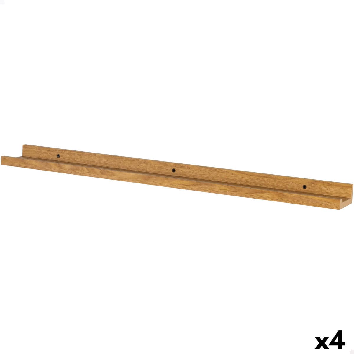 Shelve Max Home MDF Wood 120 X 4 X 10 CM (4 Units)
