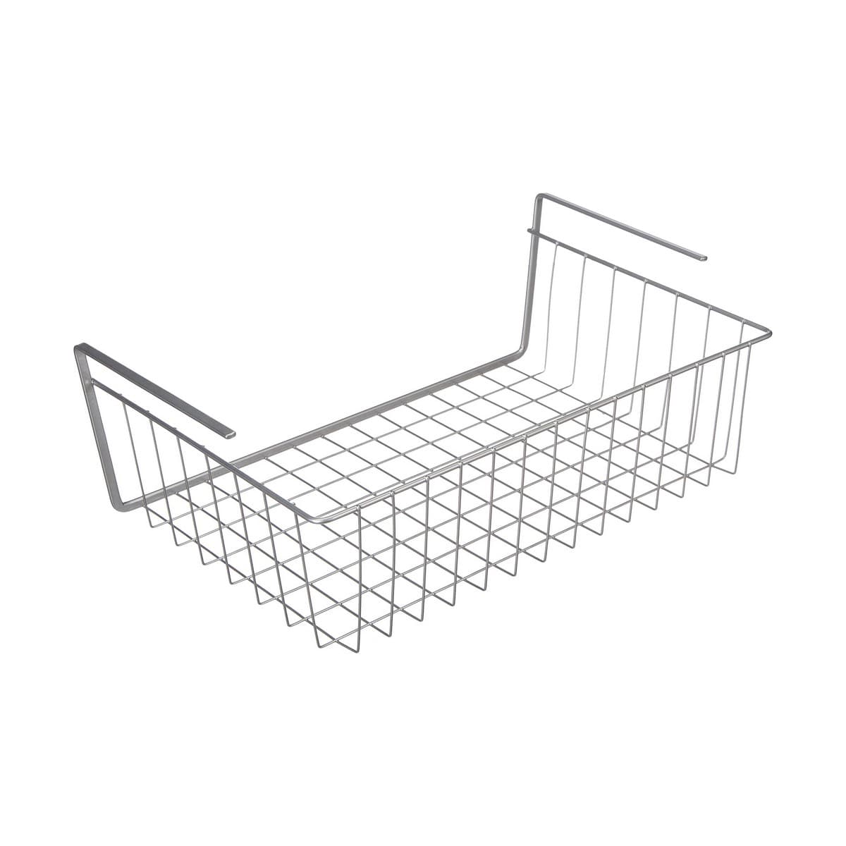 Kitchen Cupboard Organiser Metaltex Kanguro 40 x 26 x 14 cm White Grey