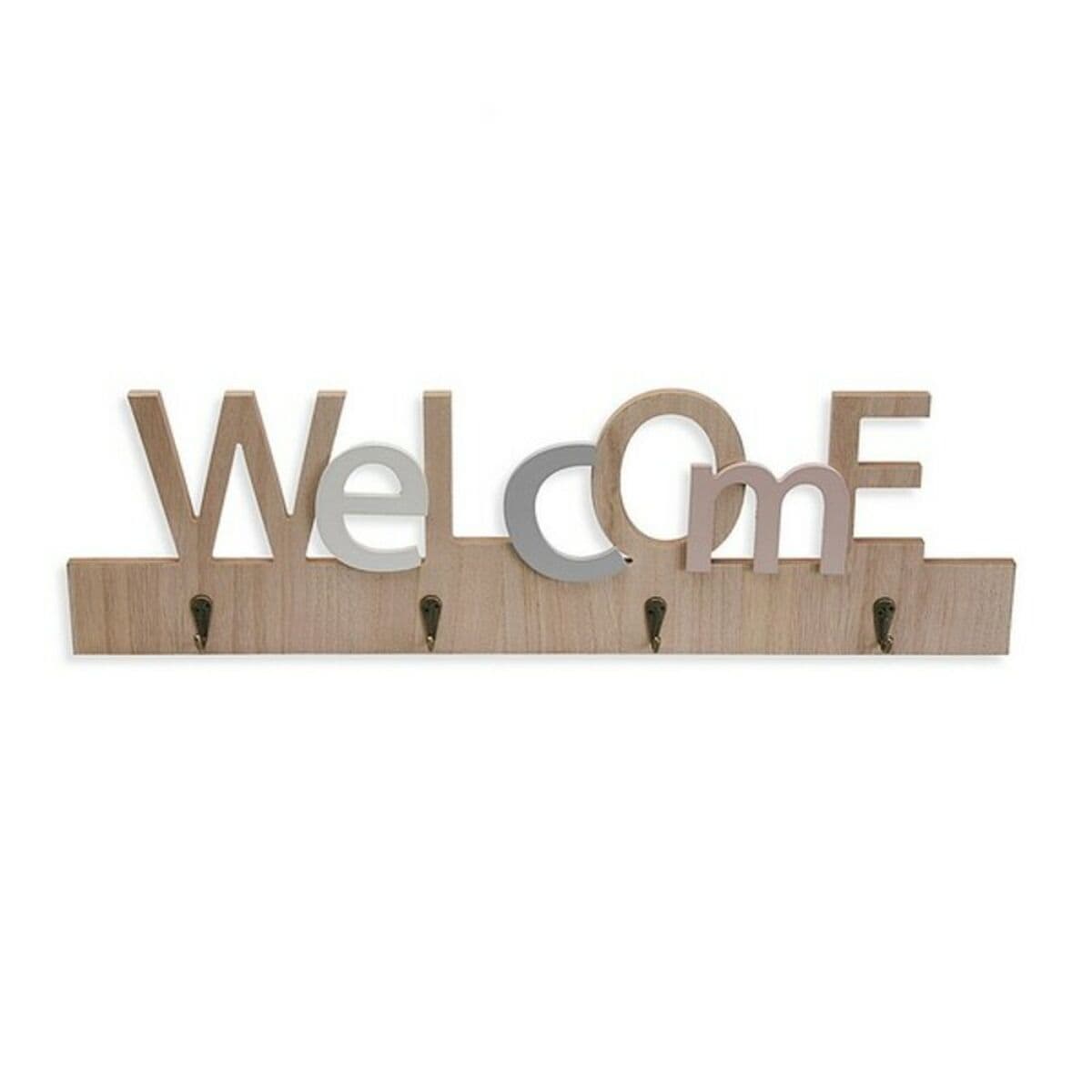 Key rack Welcome Versa MDF Wood 4 x 18 x 59,5 cm