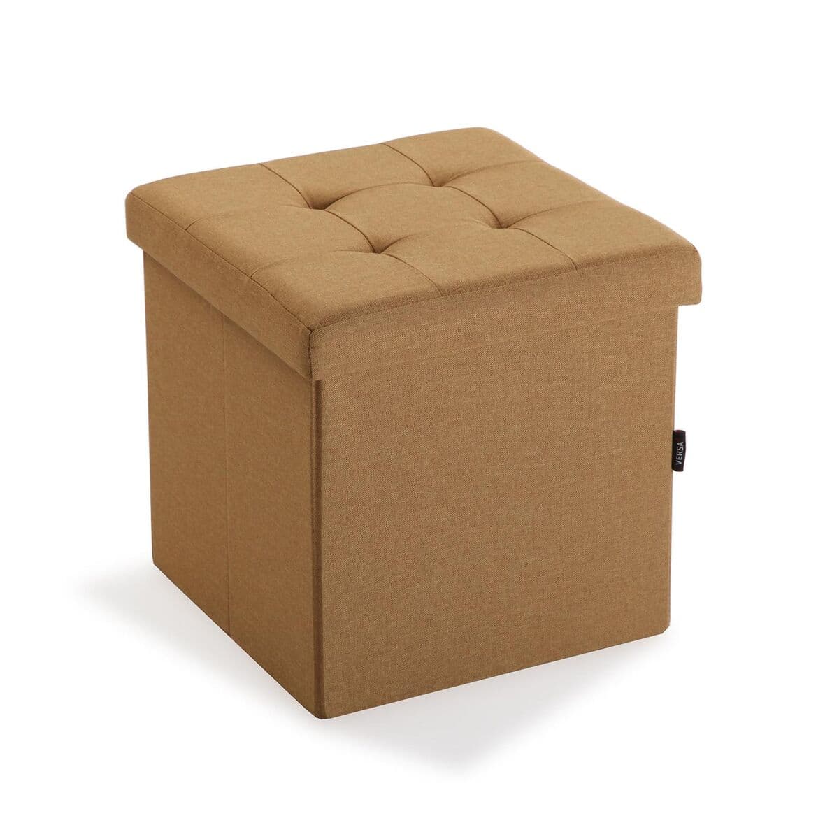 Detachable Trunk Versa Mustard MDF Wood 38 x 37,5 x 38 cm