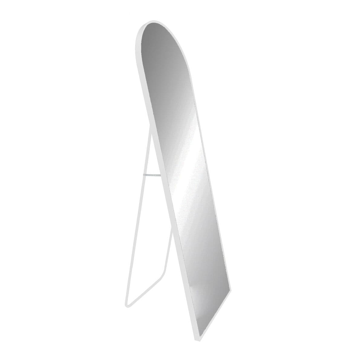 Free standing mirror Versa White Crystal 2,5 X 150 X 40 CM