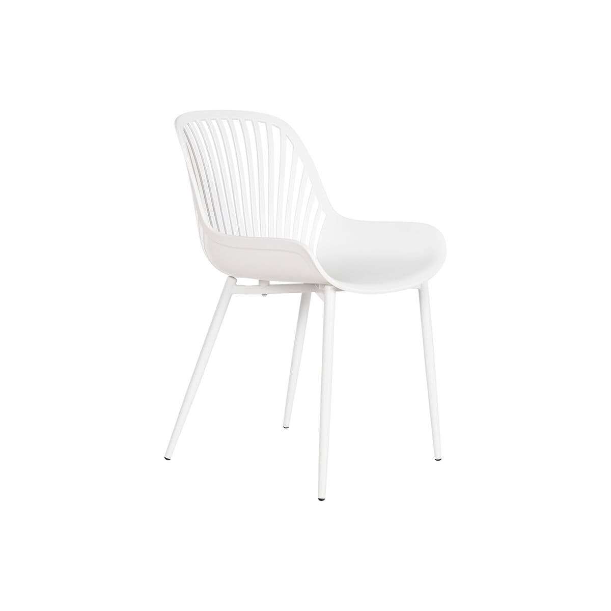 Chair Home ESPRIT White 50,5 x 55 x 82 cm