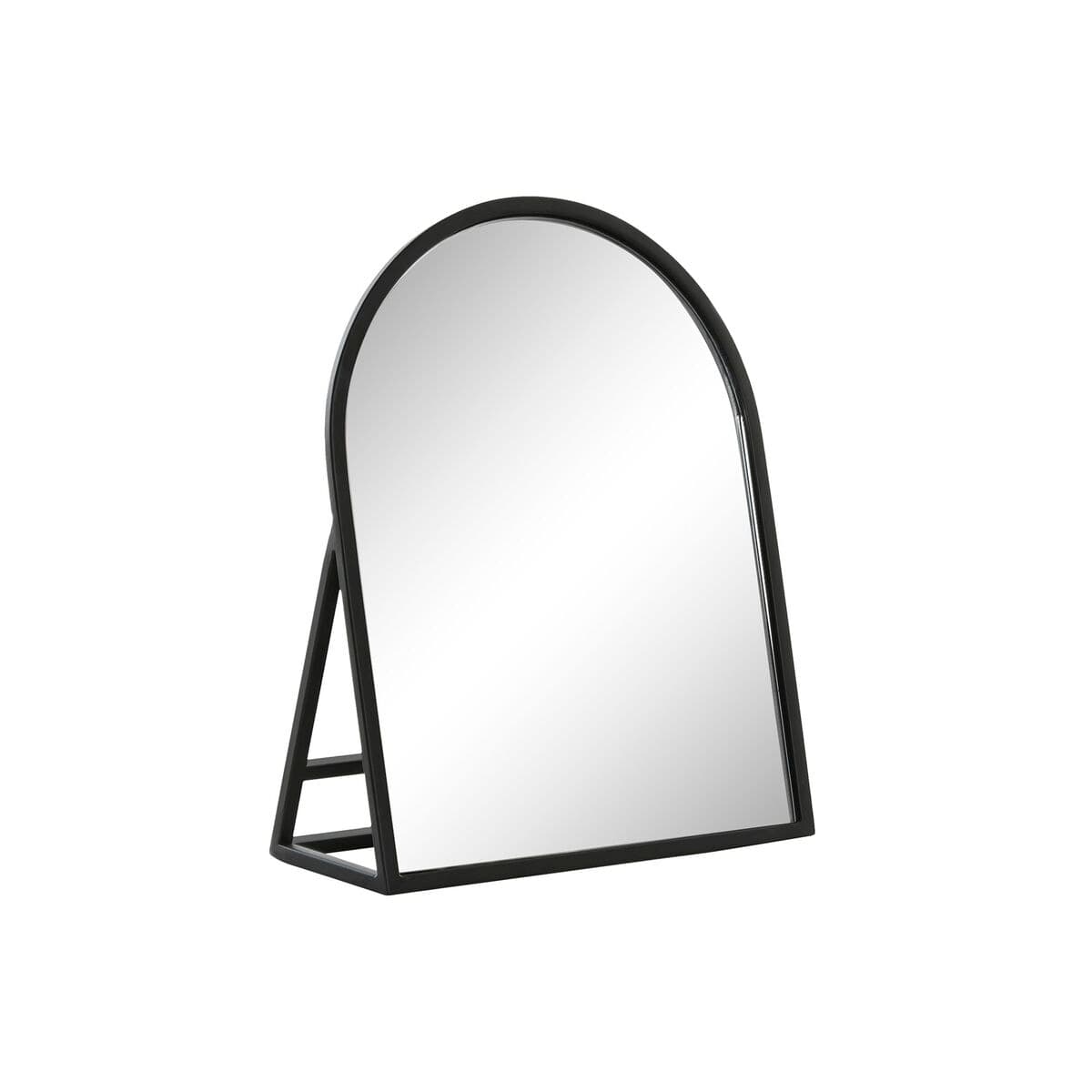 Mirror with Mounting Bracket Home ESPRIT Black Crystal Iron 20 x 8,5 x 25 cm