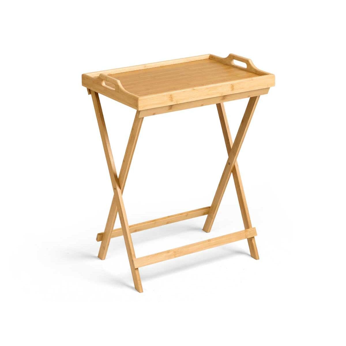 Folding Side Table Kinvara Natural 50 x 36 x 64,5 cm