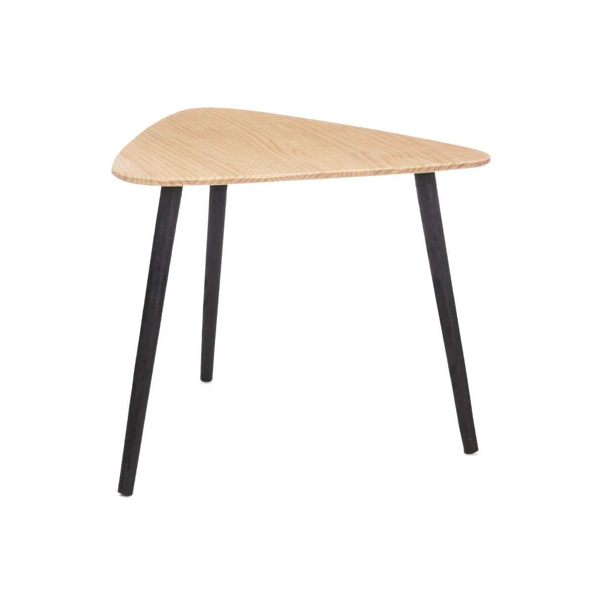 Centre Table Gift Decor Brown Black Wood 60 x 48 x 64 cm