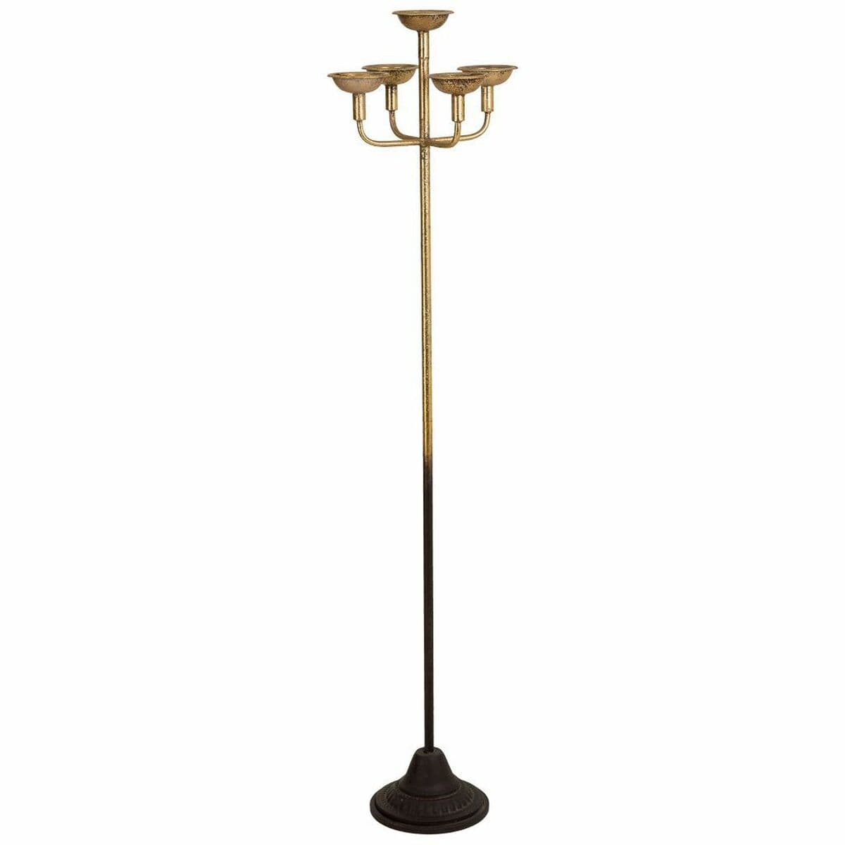 Candle Holder Alexandra House Living Golden Metal 37 x 149 x 37 cm