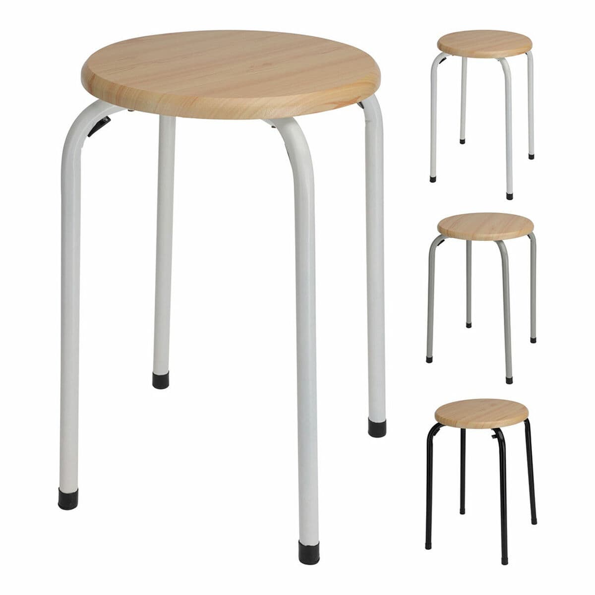Stool Lifetime Wood Ø 29,5 x 45 cm